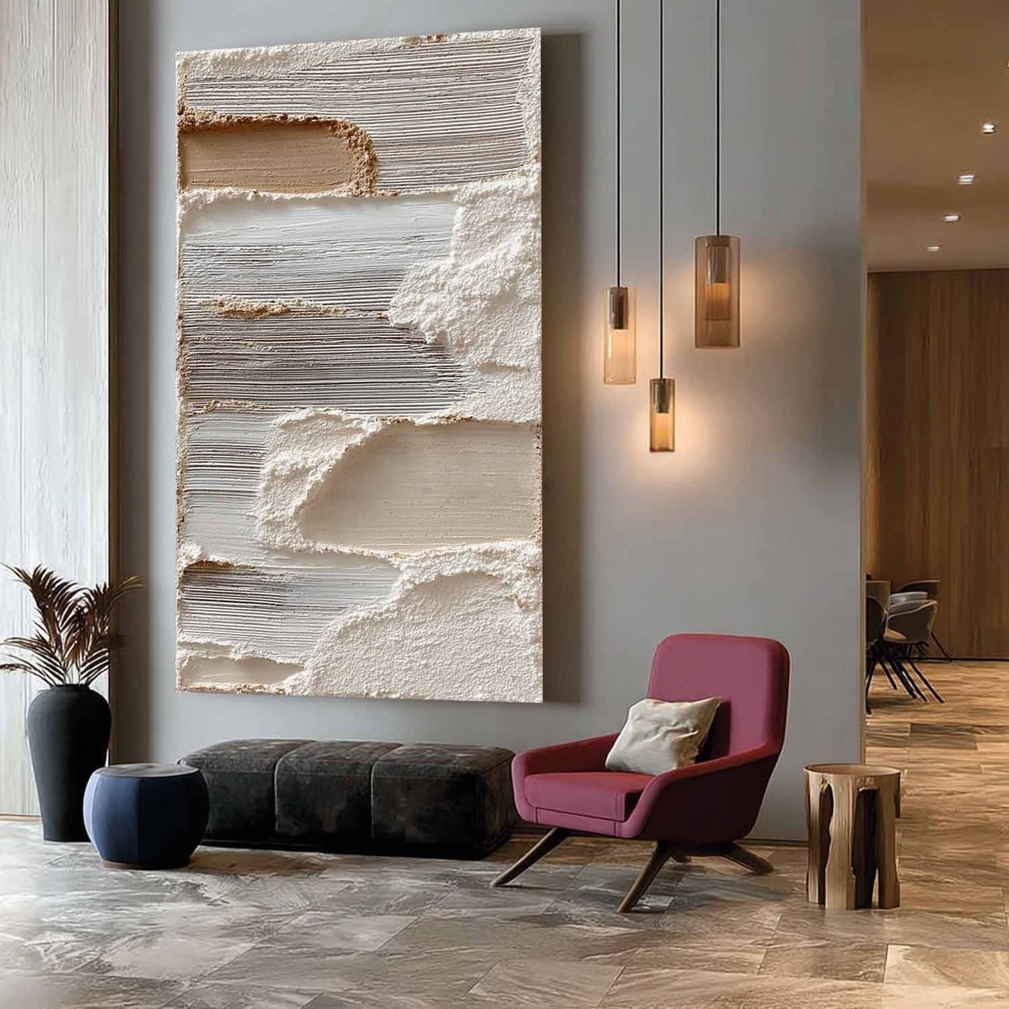 3D Textured Abstract Wall Art CZ0034 - Viral Wall Art